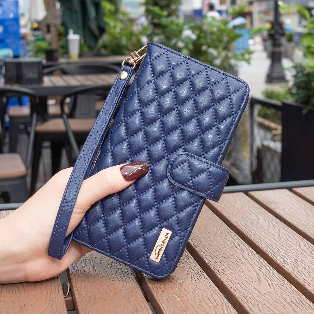 BINFEN COLOR BF Style-15 for Samsung Galaxy M14 5G Zipper Pocket PU Leather Wallet Case Phone Stand Cover BINFEN COLOR BF Style-15 for Samsung Galaxy M14 5G Zipper Pocket PU Leather Wallet Case Phone Stand Cover